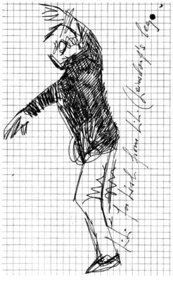 Lisl Steiner Sketch of Erich Leinsdorf